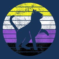 Cute Kitten Cat Nonbinary Pride Lgb Quotes Non Binary Flag Infant Baby Jersey Bodysuit