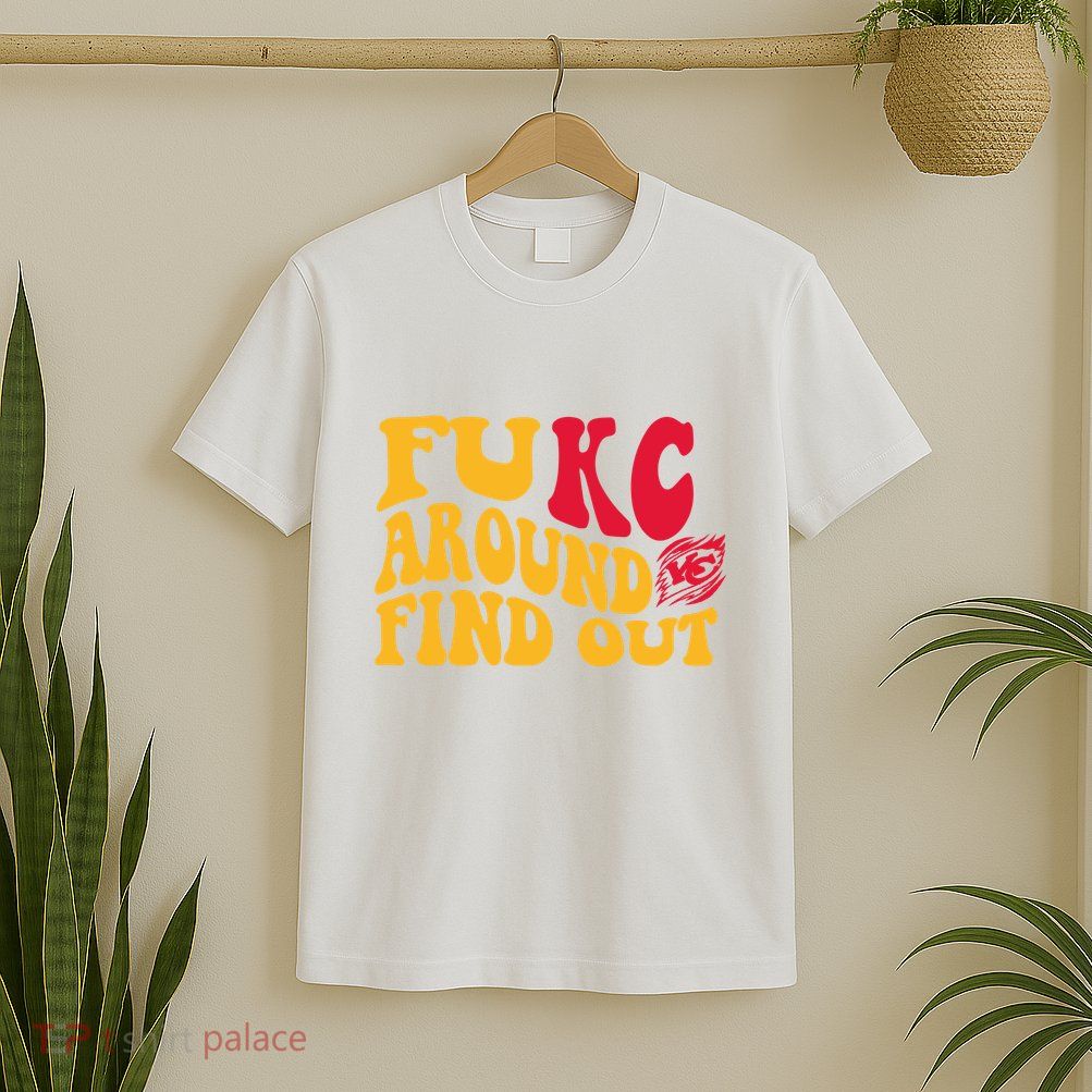 Cool Kansas City Wavy Fuck Around And Find Out Football T-Shirt
