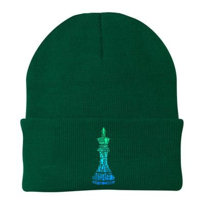 Chess King Knit Cap Winter Beanie