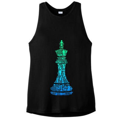 Chess King Ladies PosiCharge Tri-Blend Wicking Tank