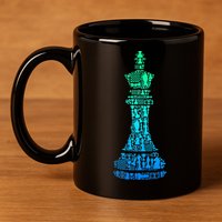 Chess King 11oz C Handle Ceramic Mug