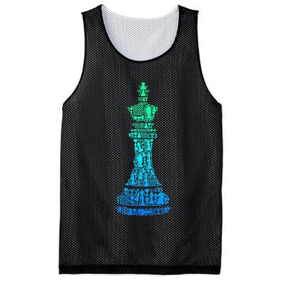 Chess King Mesh Reversible Basketball Jersey Tank