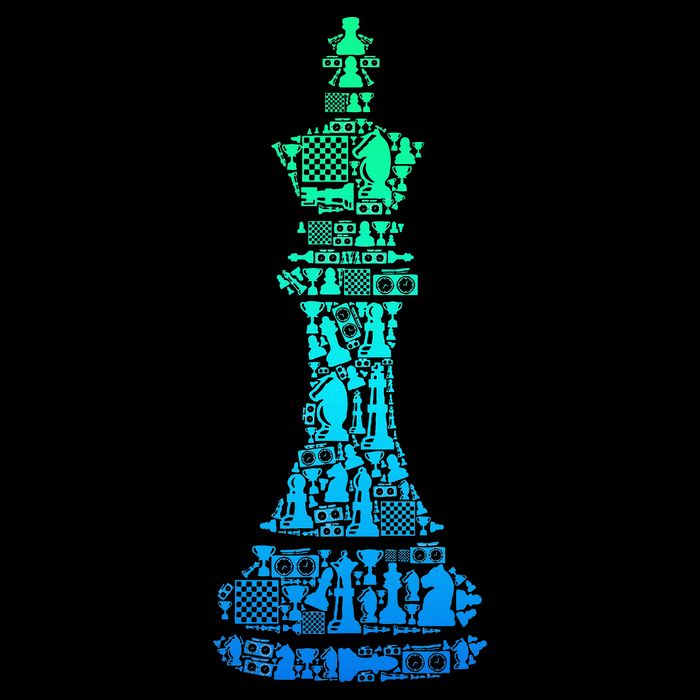 Chess King Poster