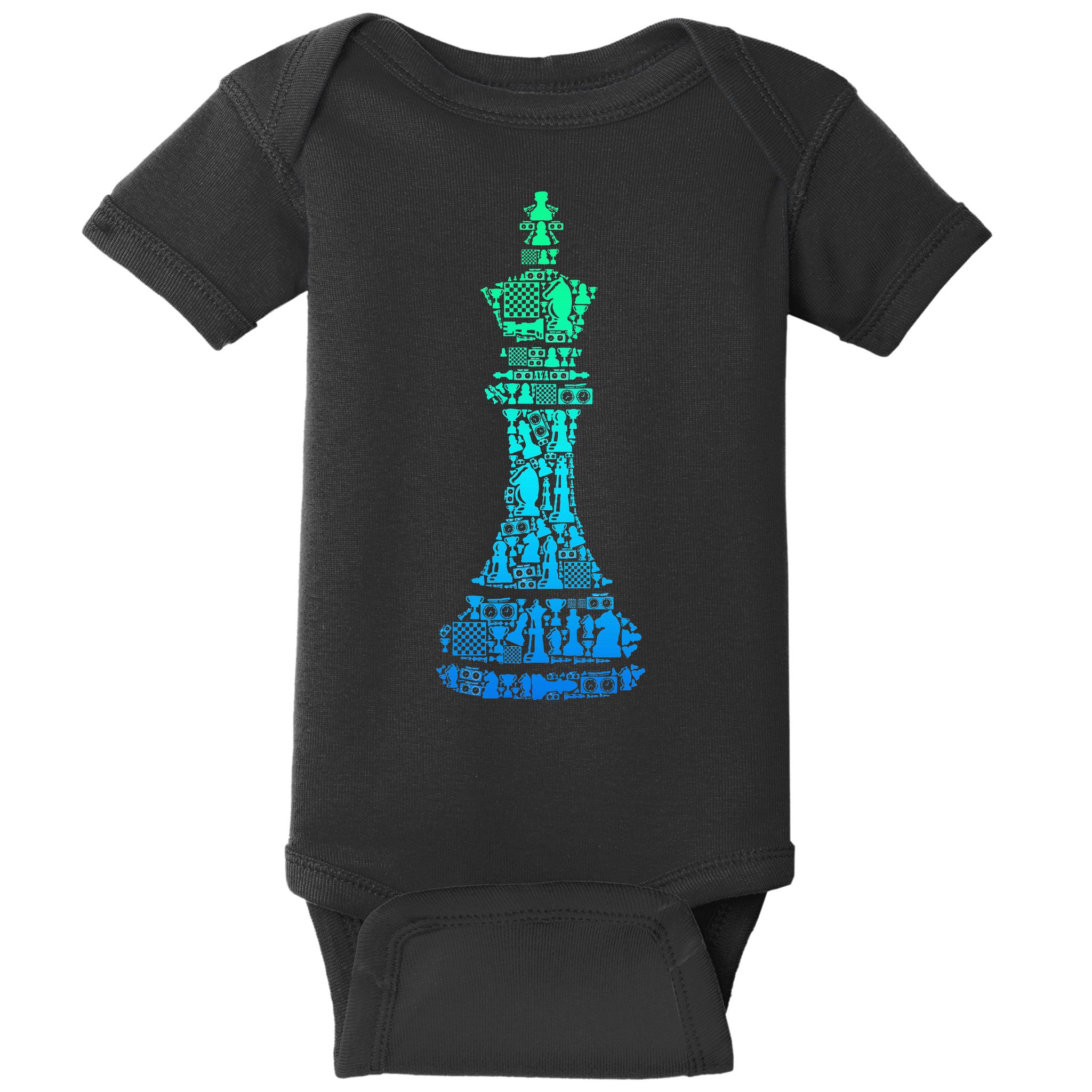 Chess King Baby Bodysuit
