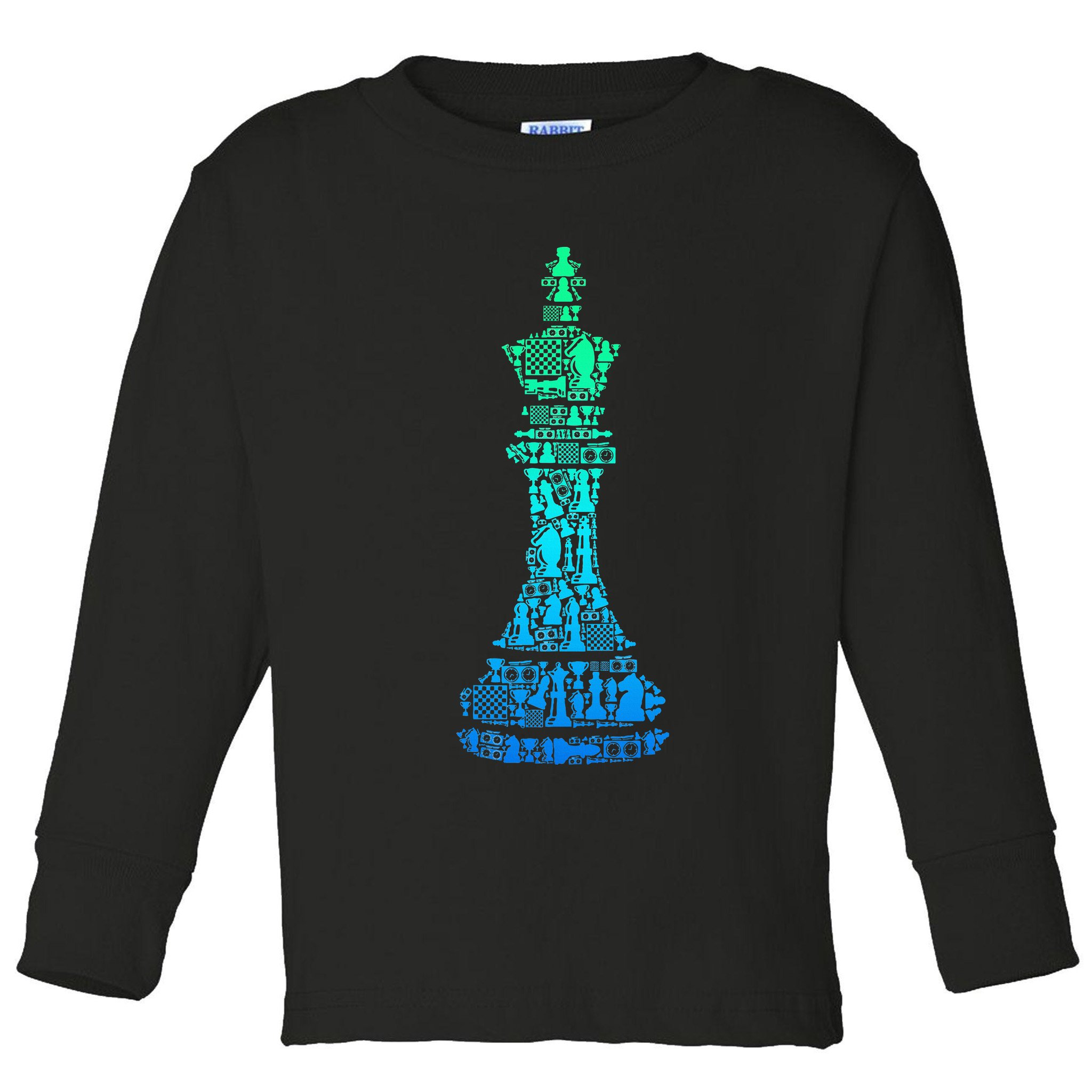 Chess King Toddler Long Sleeve Shirt