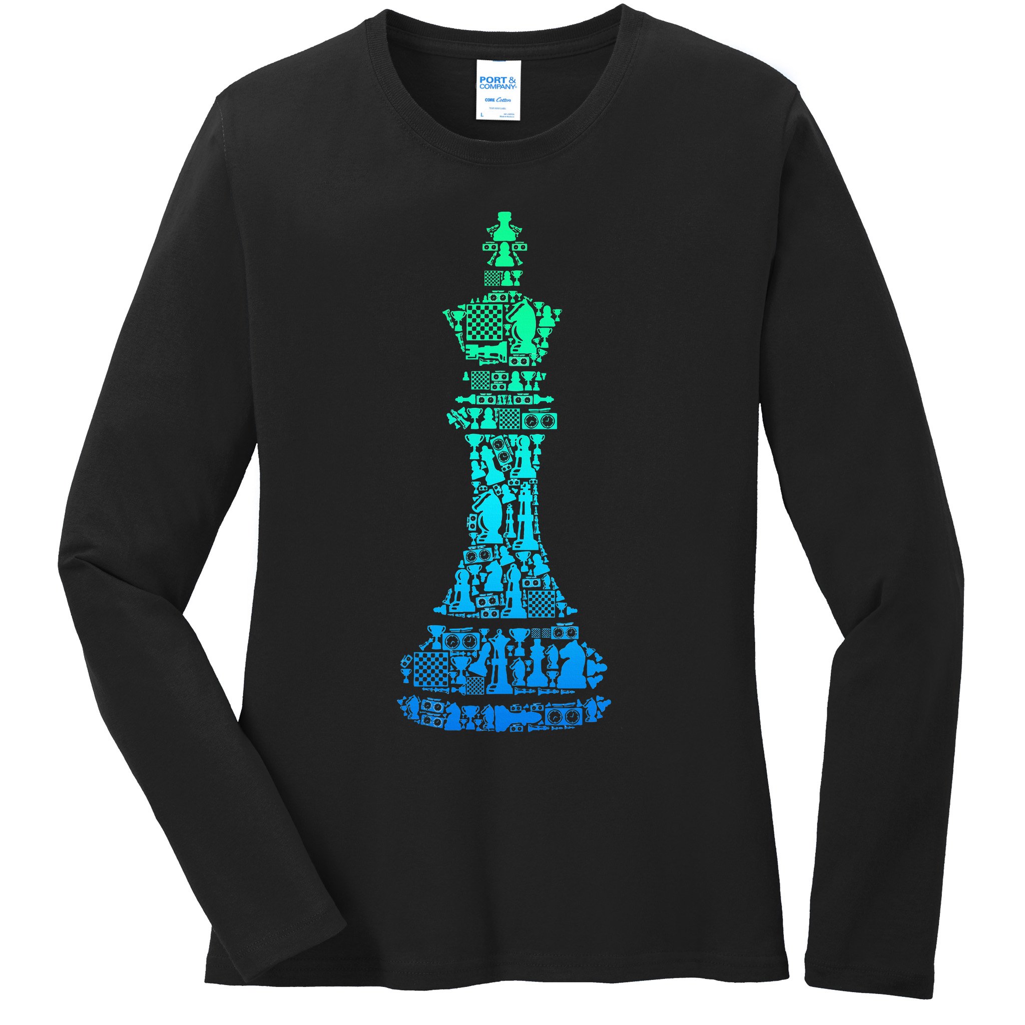 Chess King Ladies Long Sleeve Shirt