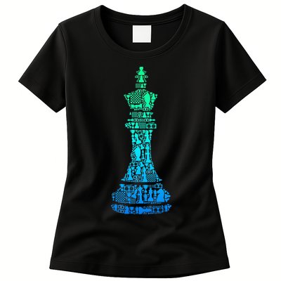 Chess King Womens T-Shirt