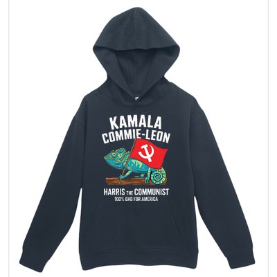 Comrade Kamala Commie Leon Commieleon Communist Harris Urban Pullover Hoodie