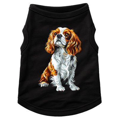 Cavalier King Charles Spaniel Dog Graphic Pet Artwork Doggie Tank