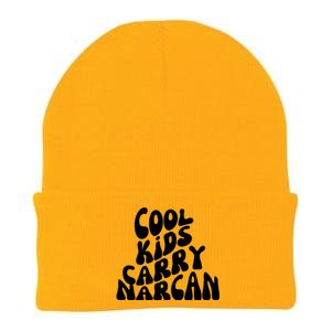 Cool Kids Carry Narcan End Overdose Awareness Knit Cap Winter Beanie