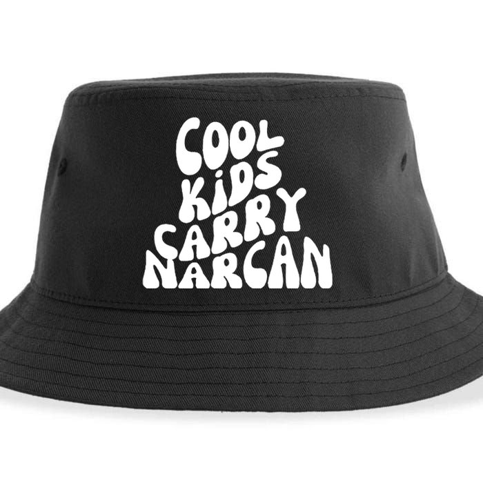 Cool Kids Carry Narcan End Overdose Awareness Sustainable Bucket Hat