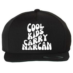 Cool Kids Carry Narcan End Overdose Awareness Wool Snapback Cap