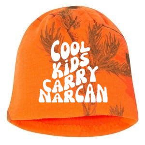 Cool Kids Carry Narcan End Overdose Awareness Kati - Camo Knit Beanie