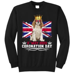 Cavalier King Charles Women & Union Jack Coronation Day Sweatshirt