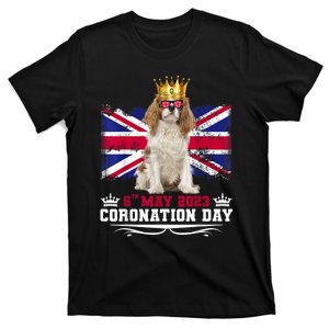 Cavalier King Charles Women & Union Jack Coronation Day T-Shirt