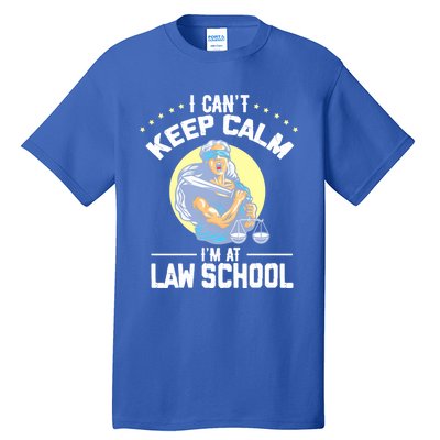 Cant Keep Calm At Law School Future Lawyer Scale Graduation Cute Gift Tall T-Shirt