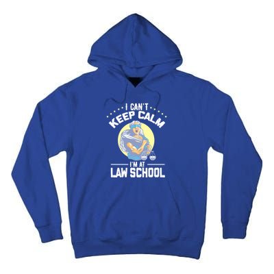 Cant Keep Calm At Law School Future Lawyer Scale Graduation Cute Gift Tall Hoodie