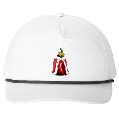 Chipotle King Chipotle Lover Mexican Chipotle Snapback Five-Panel Rope Hat