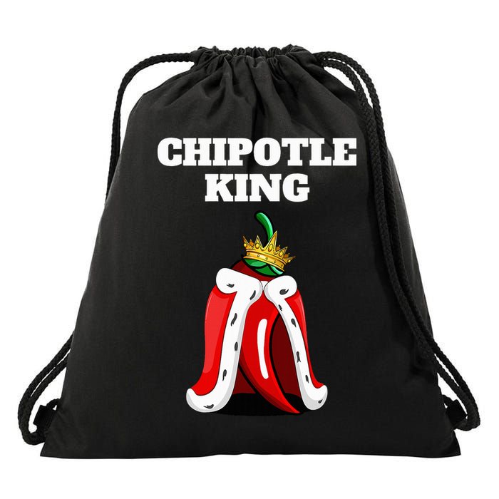 Chipotle King Chipotle Lover Mexican Chipotle Drawstring Bag