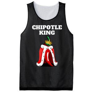 Chipotle King Chipotle Lover Mexican Chipotle Mesh Reversible Basketball Jersey Tank