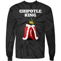 Chipotle King Chipotle Lover Mexican Chipotle Tie-Dye Long Sleeve Shirt