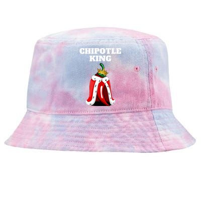 Chipotle King Chipotle Lover Mexican Chipotle Tie-Dyed Bucket Hat