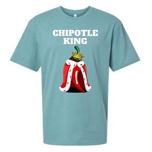 Chipotle King Chipotle Lover Mexican Chipotle Sueded Cloud Jersey T-Shirt