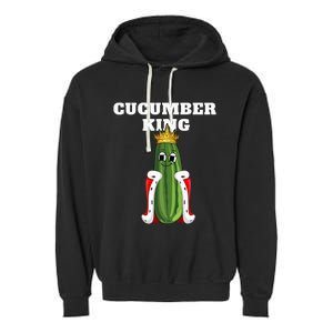 Cucumber King Cucumber Cucumber Garment-Dyed Fleece Hoodie