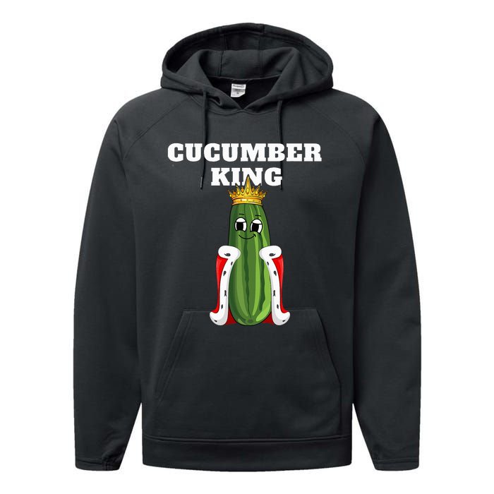 Cucumber King Cucumber Cucumber Performance Fleece Hoodie