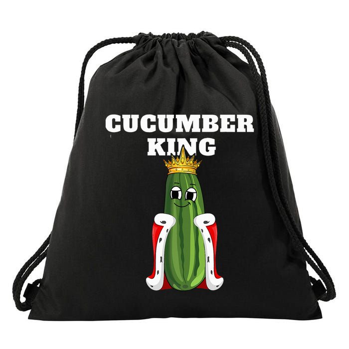 Cucumber King Cucumber Cucumber Drawstring Bag