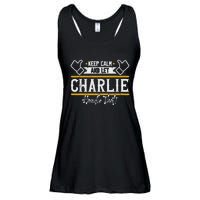 Charlie Keep Calm And Let Charlie Handle That Ladies Essential Flowy Tank