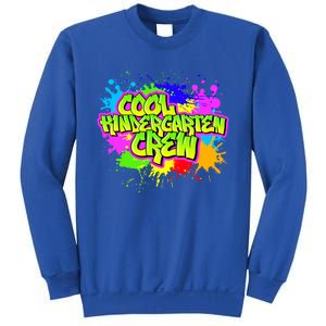 Cool Kindergarten Crew Graphitti Kindergarten Teacher Gift Sweatshirt