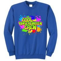 Cool Kindergarten Crew Graphitti Kindergarten Teacher Gift Sweatshirt