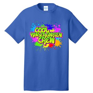 Cool Kindergarten Crew Graphitti Kindergarten Teacher Gift Tall T-Shirt