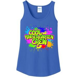 Cool Kindergarten Crew Graphitti Kindergarten Teacher Gift Ladies Essential Tank