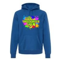 Cool Kindergarten Crew Graphitti Kindergarten Teacher Gift Premium Hoodie