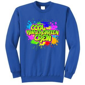 Cool Kindergarten Crew Graphitti Kindergarten Teacher Gift Tall Sweatshirt