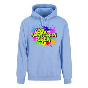 Cool Kindergarten Crew Graphitti Kindergarten Teacher Gift Unisex Surf Hoodie