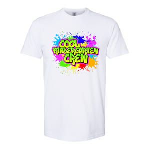 Cool Kindergarten Crew Graphitti Kindergarten Teacher Gift Softstyle CVC T-Shirt