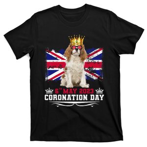 Cavalier King Charles Wo & Union Jack Coronation Day T-Shirt