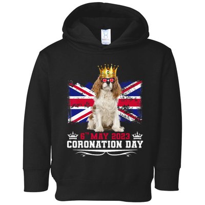 Cavalier King Charles Wo & Union Jack Coronation Day Toddler Hoodie