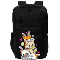 Cute Kawaii Cat Kitten Bunny Lover Easter Impact Tech Backpack