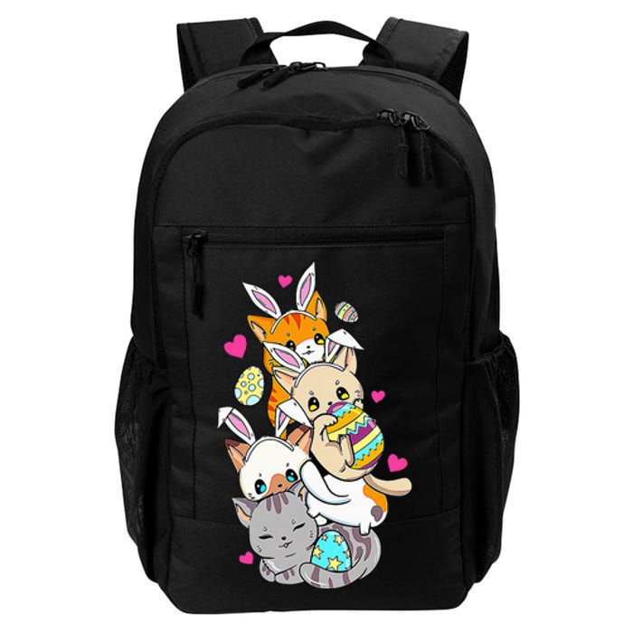 Cute Kawaii Cat Kitten Bunny Lover Easter Daily Commute Backpack