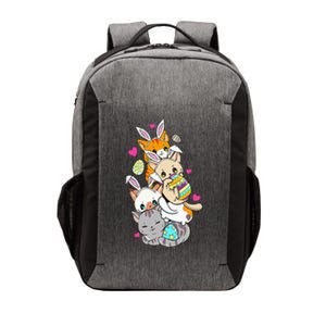 Cute Kawaii Cat Kitten Bunny Lover Easter Vector Backpack