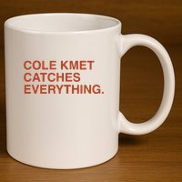 Cole Kmet Catches Everything 11oz C Handle Ceramic Mug