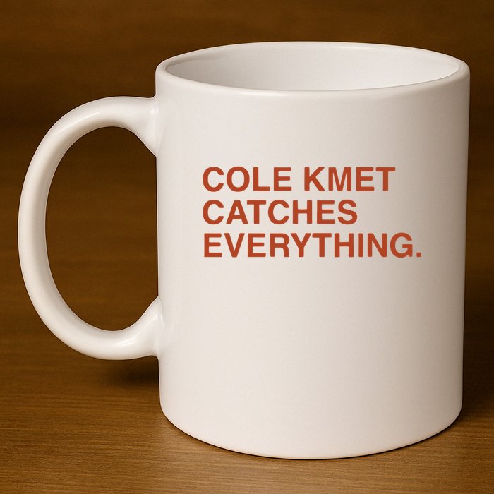 Cole Kmet Catches Everything 11oz C Handle Ceramic Mug
