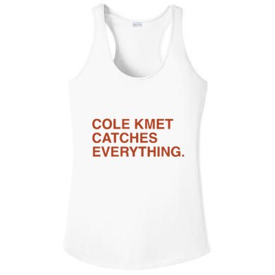 Cole Kmet Catches Everything Ladies PosiCharge Competitor Racerback Tank