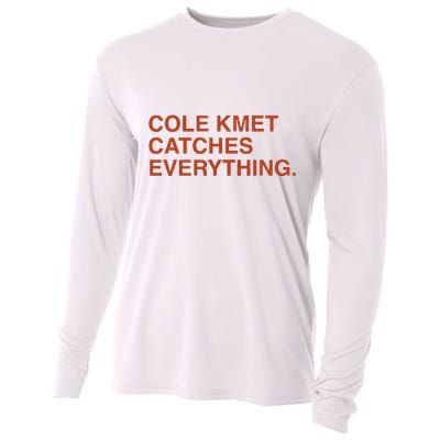 Cole Kmet Catches Everything Cooling Performance Long Sleeve Crew