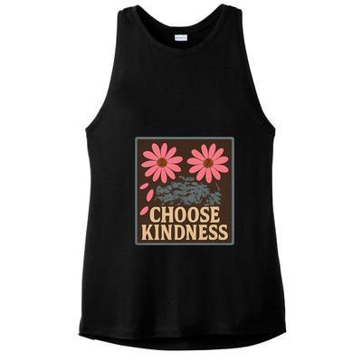 Choose Kindness Ladies PosiCharge Tri-Blend Wicking Tank