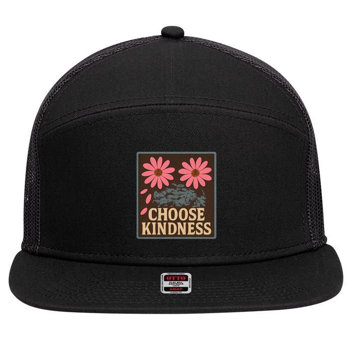 Choose Kindness 7 Panel Mesh Trucker Snapback Hat